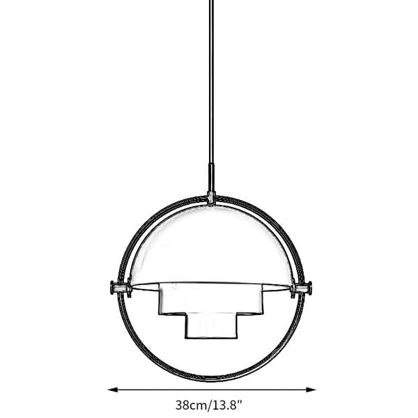 lampada a sospensione di design danese